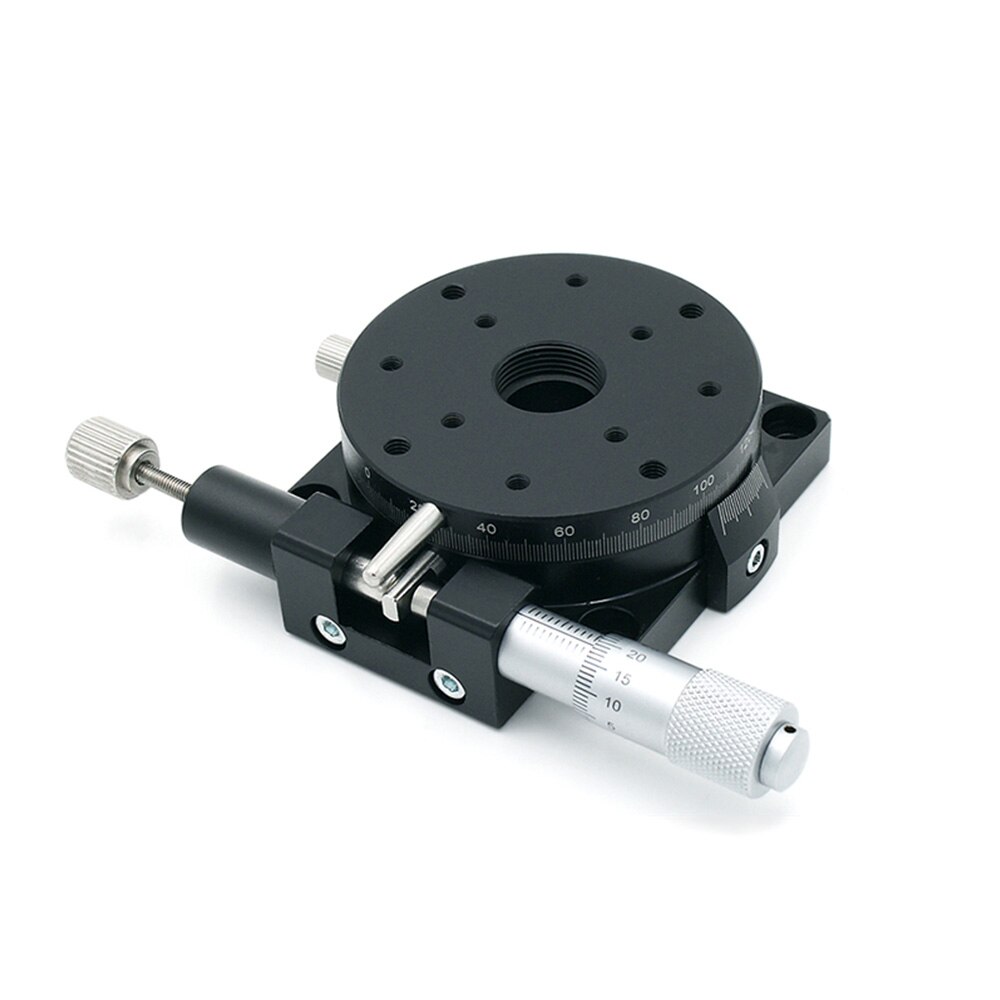 R Axis RSP40 Precision type Manual Rotating Platform Sliding stage Precision Bearing Linear Stage Load 9.8N 40mm RSP40-L RSP40-R