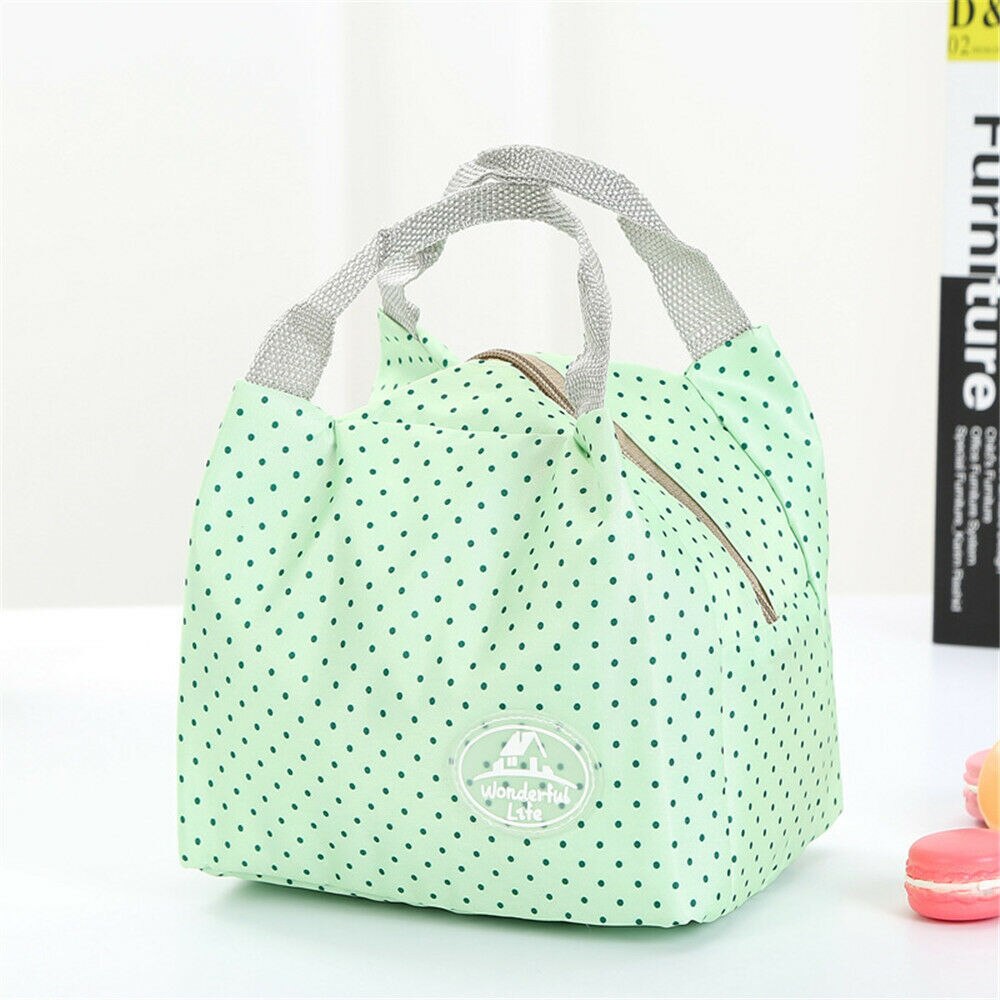 Neue Unisex Frauen Männer Tragbare Reise Thermische Isolierte Kühltasche Lunch Box Picknick Tragen OL Büro Schule Mädchen Kinder Tote beutel