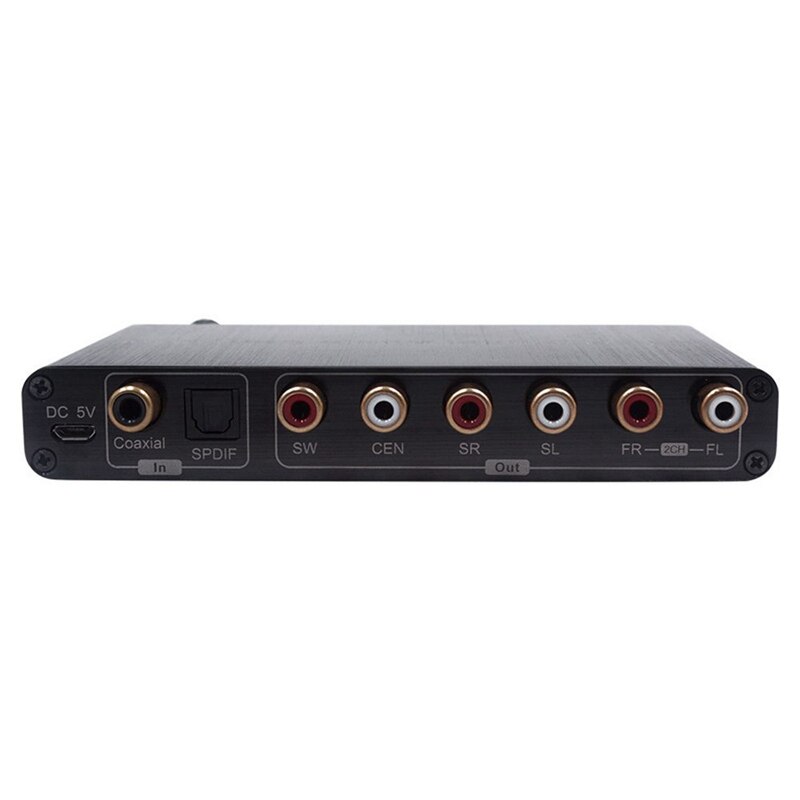 5.1Ch Digitale Audio Converter Dts/AC3 Dolby Decodering Spdif Input 5.1 & Bluetooth 5.0 Zender Ontvanger