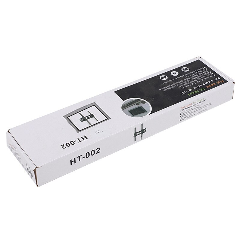 Yleiskäyttöinen lcd-tv-teline led-tv seinäkiinnikkeet 30kg terästä 400 x 400mm 15 ° kallistettava seinäteline 32 46 42 50 55 tuuman näytölle