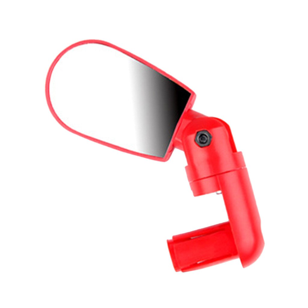 Replacement Bike Bicycle Rotatable Rearview Mirror Handlebar Bicycle Safe Rear View Rearview Mirror View Mirror#50: Red 