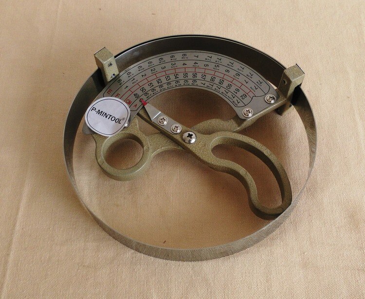 Professionelle Hütte kappe Lineal messer, Hütte messung werkzeuge, kappe größe Sauerei werkzeuge, fabrik preis