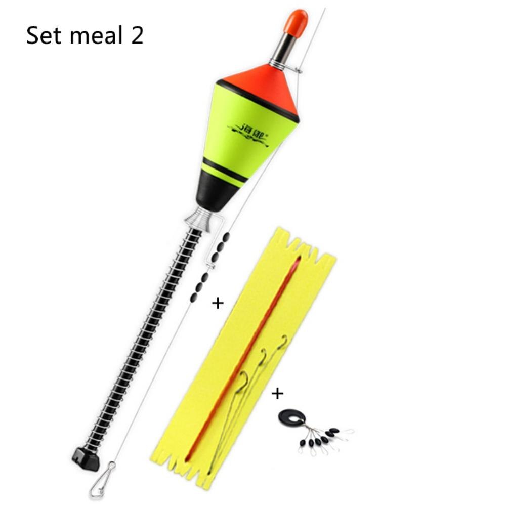 Flotador automático portátil para pesca de Río y Lago, conjunto de acero inoxidable para pesca de carpa, boya Vertical, dispositivo de alarma para mordedura: B
