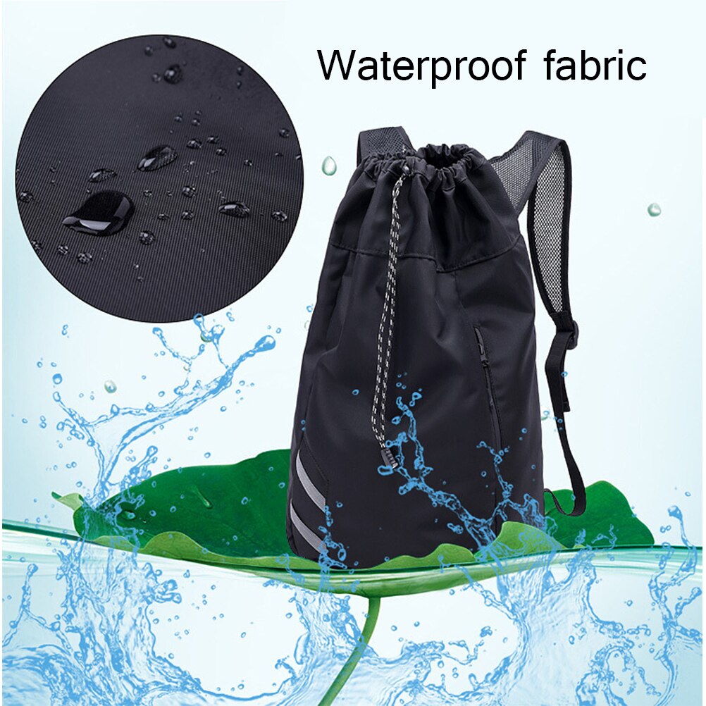 Waterdichte Grote Capaciteit Basketbal Voetbal Trekkoord Gym Rugzak Outdoor Sporttas Voor Gym Sport Workout Grote Zak #40