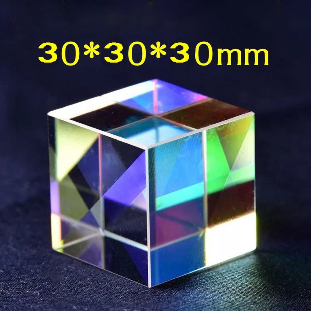 Creatieve Gaven Licht Cube Prism Kleur Zes-Zijdige Regenboog Foto Fotografie Kerst
