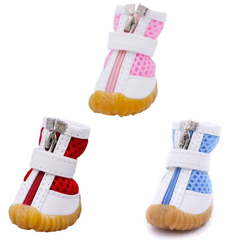 Dog Shoes for Small Dogs Breathable Mesh Dog Boots Anti Slip Dog Sports Shoes Soft Chihuahua Small Medium Dogs Pet Accessories