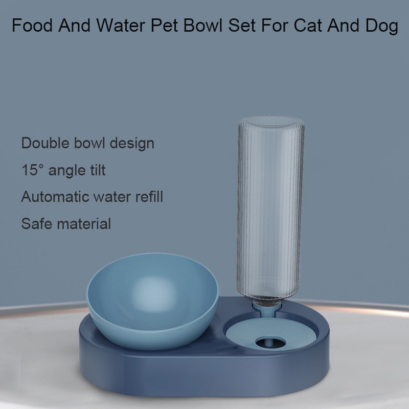 4 # Huisdier Automatische Feeder Hond Kat Drinken Kom Voor Hond Drinkwater Kat Voeden Grote Capaciteit Dispenser Huisdier Kat hond Feeders