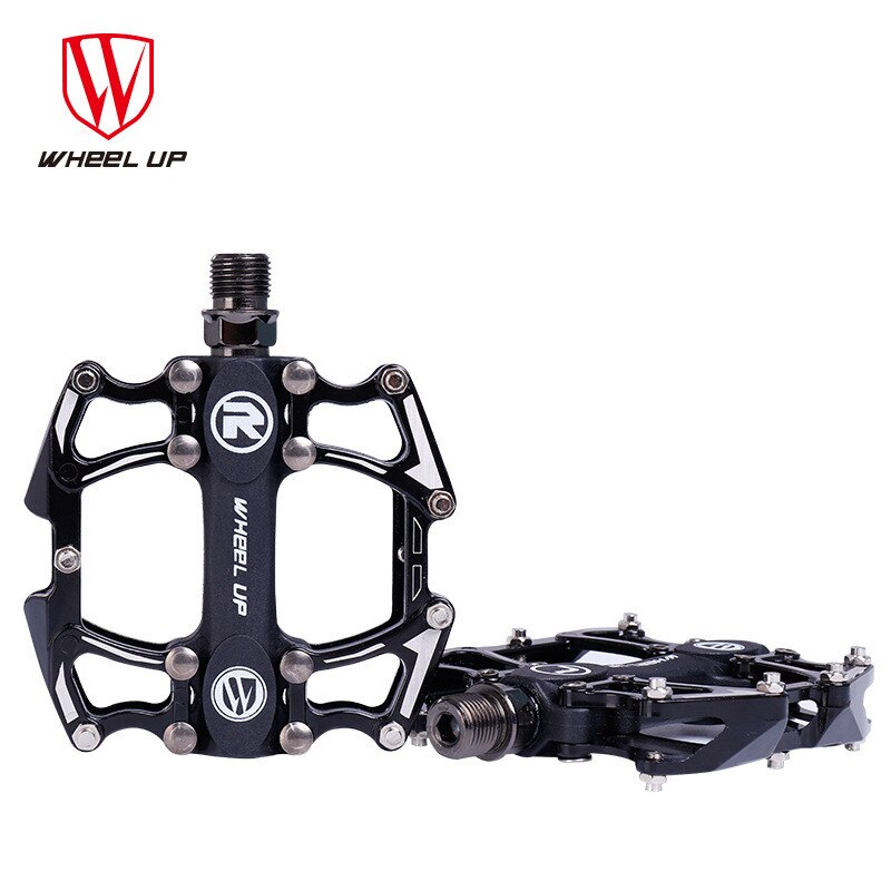 Non-slip Bicycle Pedal MTB Road totally enclosed Bearing Aluminum Ultralight Pedal Bike Parts: Default Title