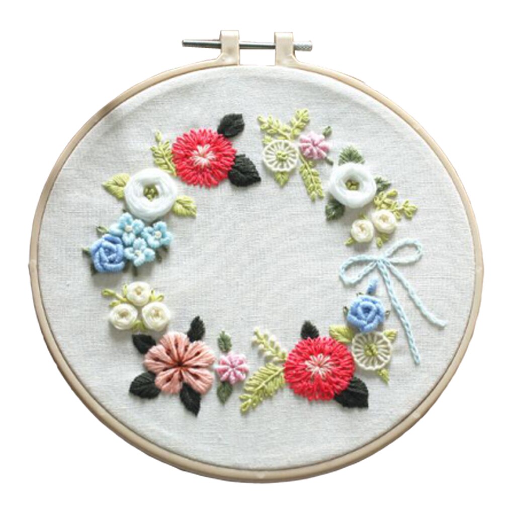 Flower Embroidery Kit Chinese Traditional Full Set Of Cross Stitch Beginner Kits