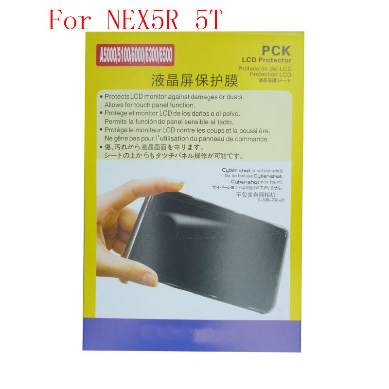 20 piezas Cámara protección de pantalla para Sony A7 HX300 A7R A7S A5100 A6500 A6300 A6000 A5000 NEX5 R5T RX100 M5 M4 M3 M2: NEX5 R5T