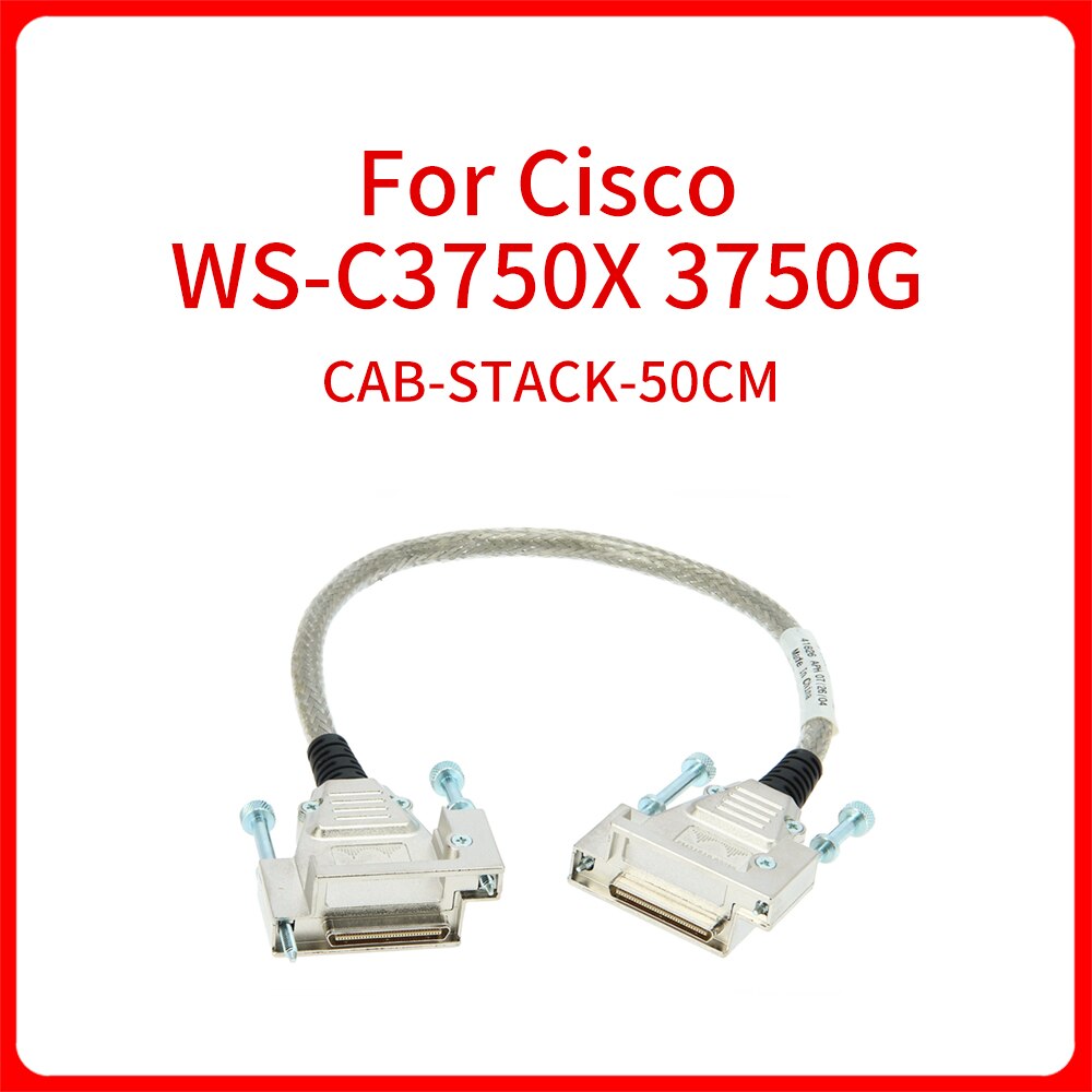 Original Stackwise Stacking Cables For Cisco WS-C3750G/3750X Switch 50CM Stacking Cable CAB-STACK-50CM 72-2632-01