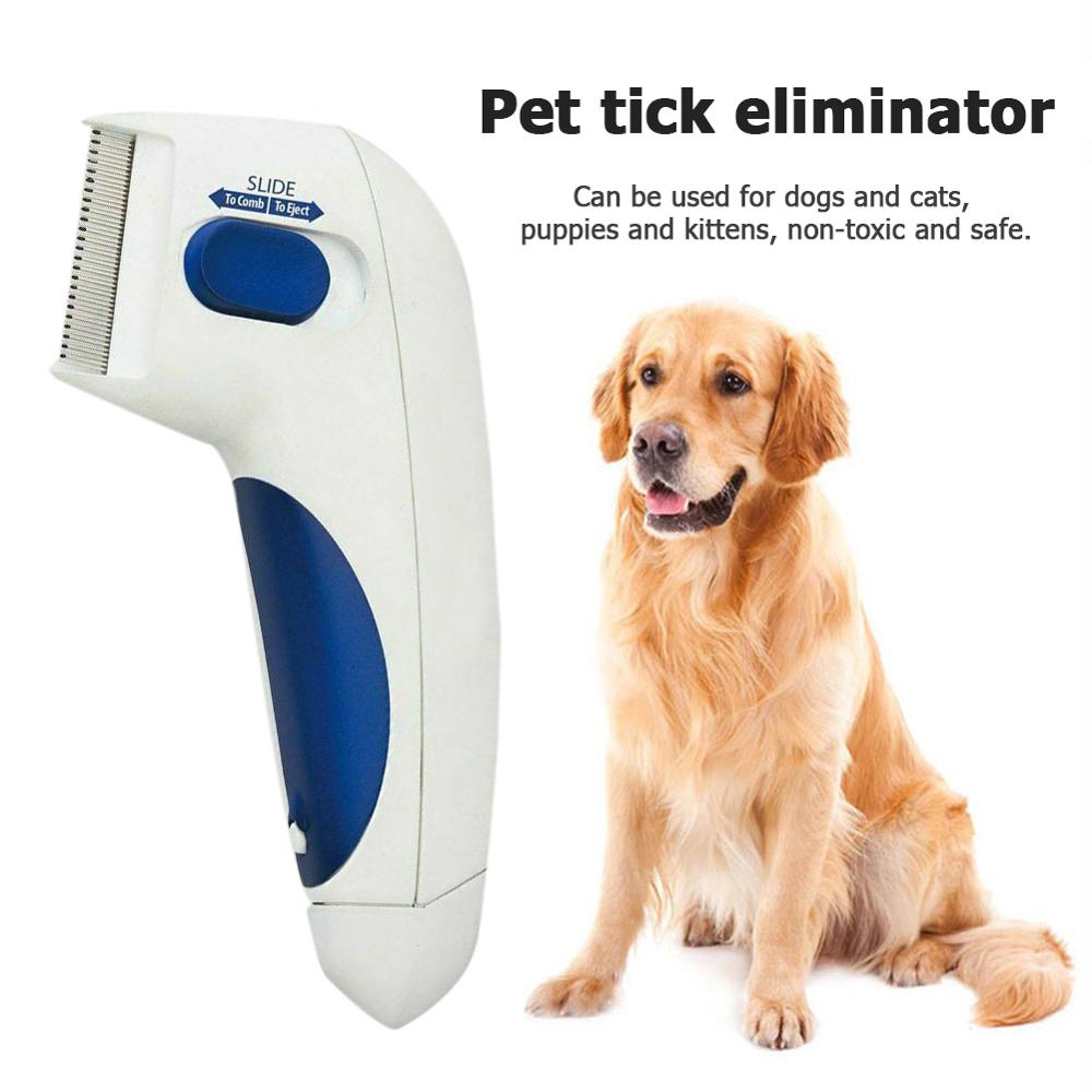 Dog Electric Terminator Brush Anti Removal Kill Lice Cleaner Electric Head Pet Fleas Electronic Lice Comb for Dog