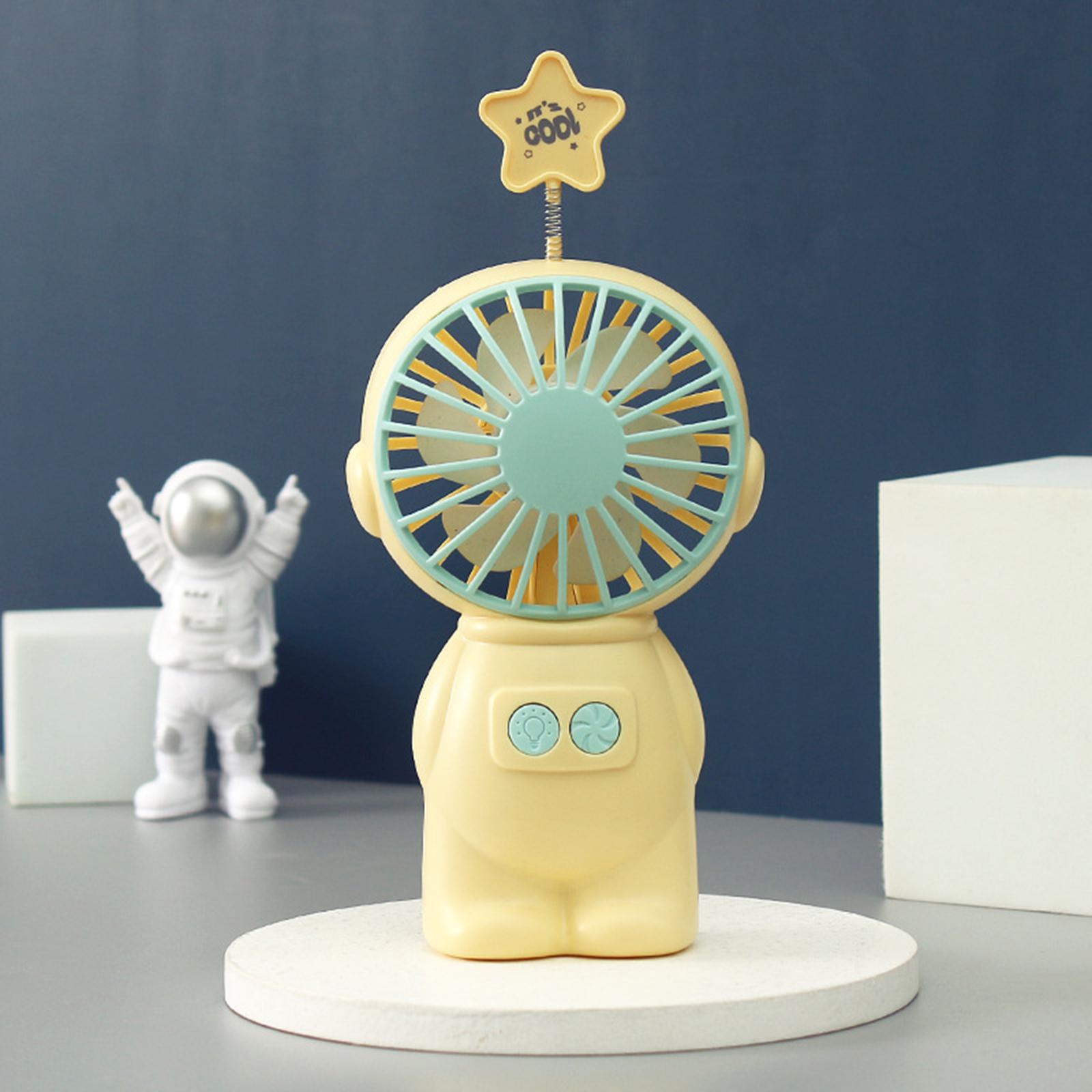 Usb Oplaadbare Ventilator Met 400Mah Batterij Operated Persoonlijke Bureau Fan Draagbare Handheld Fan Voor Travel Office Thuis Outdoor