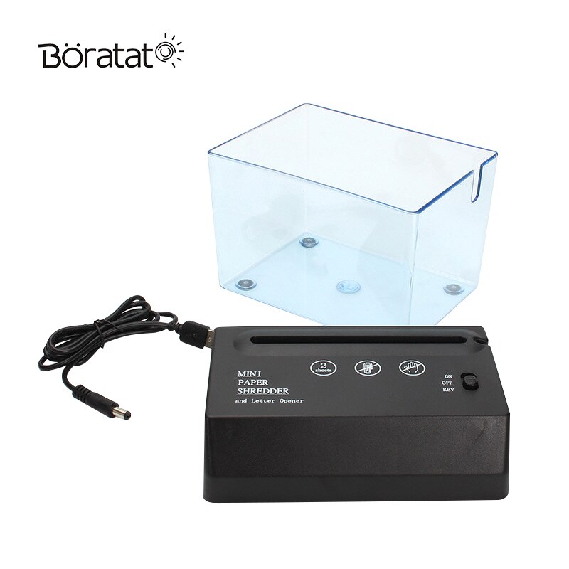 USB Mini Electric Shredder Dual-purpose Office Electric A6 Desktop Automatic Portable Cutting Machine
