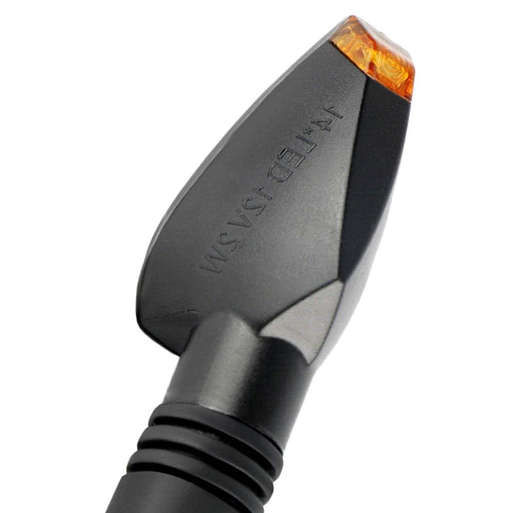 4X motocyklowe kierunkowskazy przydymione soczewki doprowadziło bursztynowy kierunkowskaz migacz świetlny uniwersalny