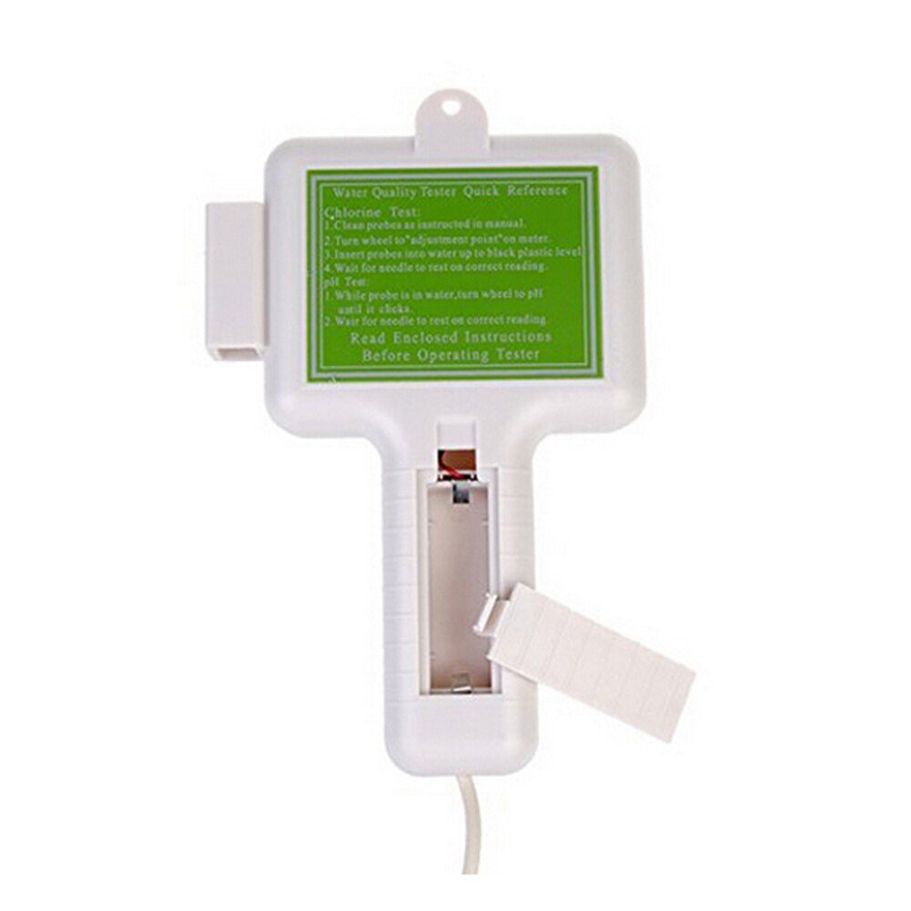 Vand ph /cl2 klor tester niveaumålere til swimmingpool spabade storskærm fysik 17.5*11.6*3.1 cm em88