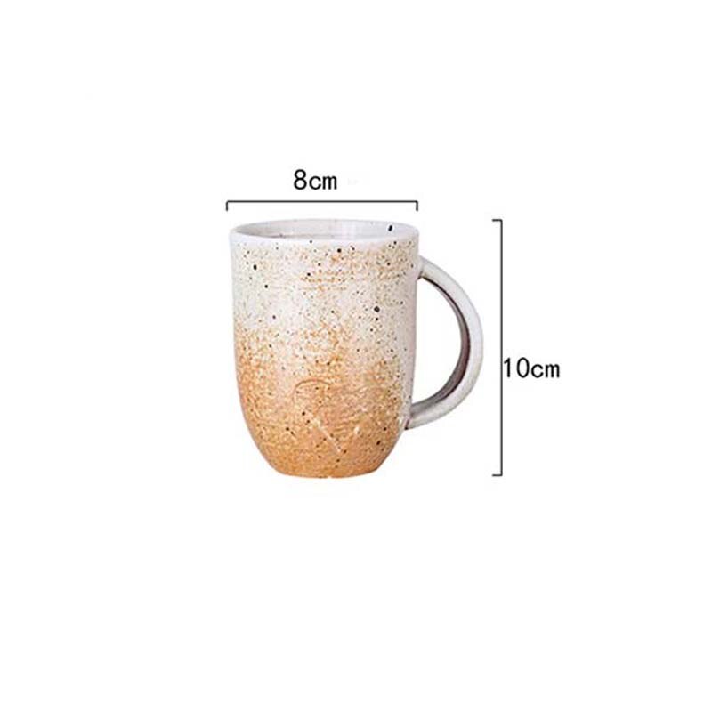 Antowall Retro Stijl Handgeschilderde Mok Koffie Melk Mok Met Schotel Ontbijt Mok: 1 pc Mug