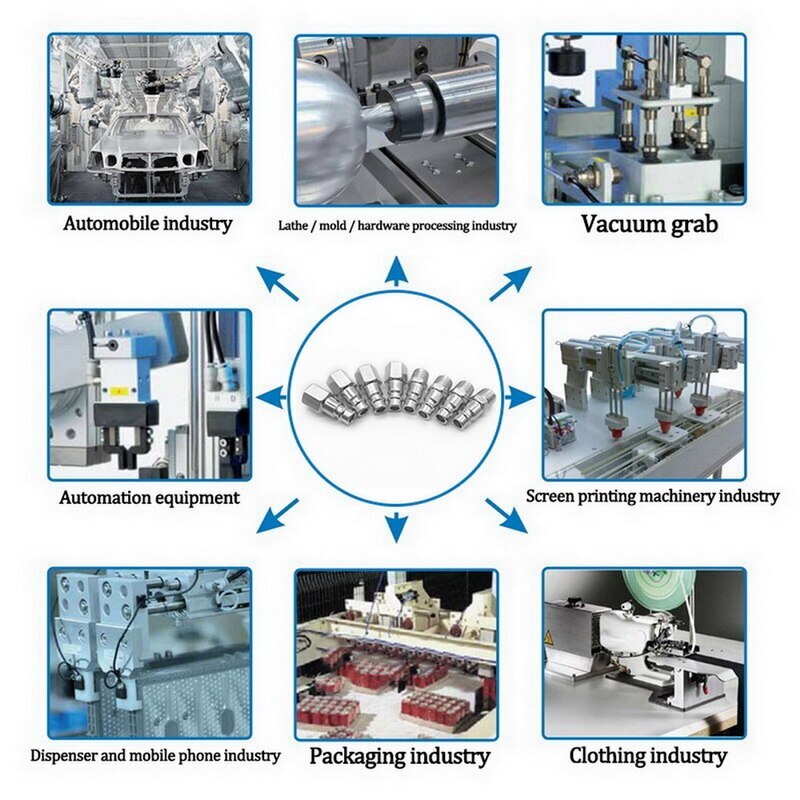 10pcs European Form coupling quick connector coupler quick coupler pneumatic fitting compressor pump system Pneumatic coupling