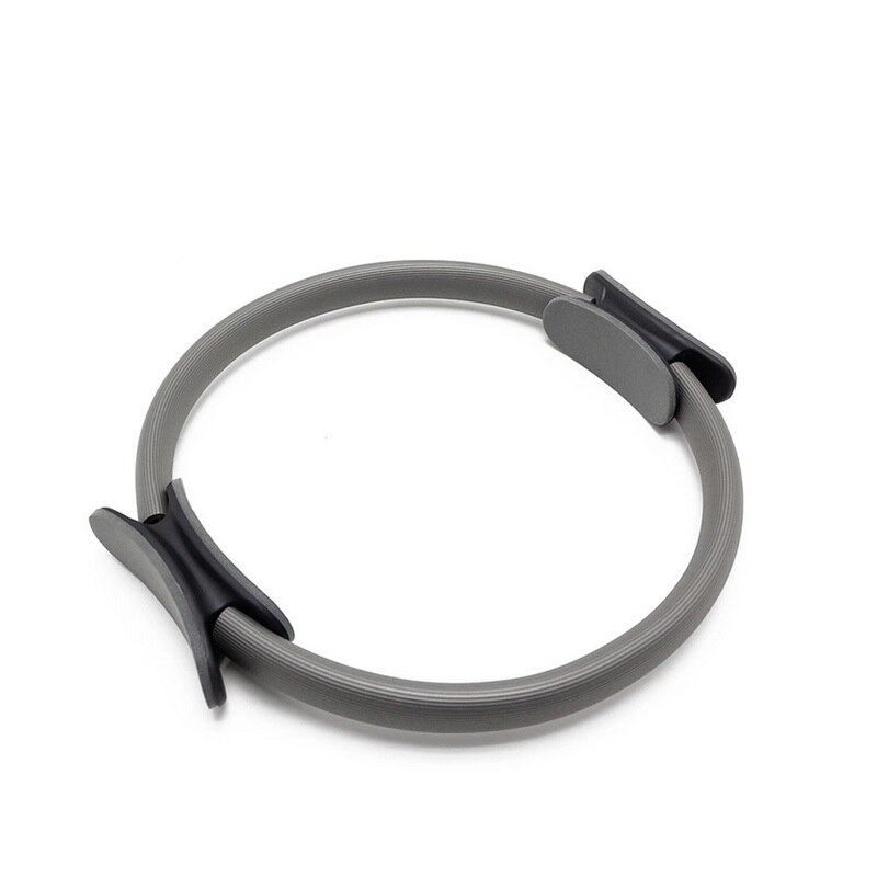 Hjem pilates magisk cirkel sport magisk ring kvinder fitness modstand yoga ring værktøjer gym træning pilates tilbehør: Grå