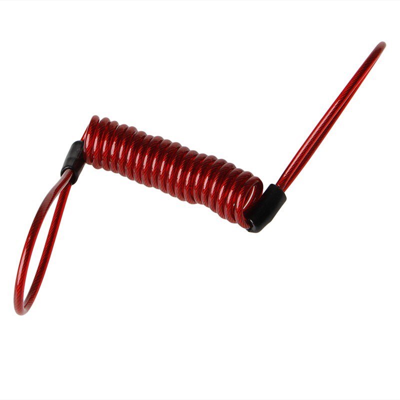 Bike Motorcycle Scooter Alarm Disc Lock Security Spring Reminder Cable Strong C45