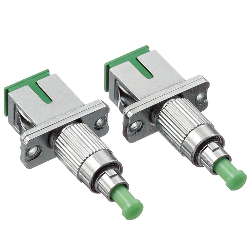 FC/APC Male to SC/APC Female Fiber Optic Adapter FC-SC Hybrid Optical Adaptor