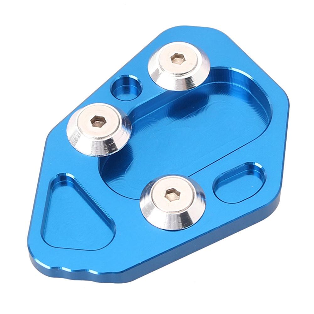 Motorfiets Kickstand Voet Side Stand Extension Pad Ondersteuning Plaat Voor Bmw F800R & HP2 Sport & R1200S 05-08: Blauw