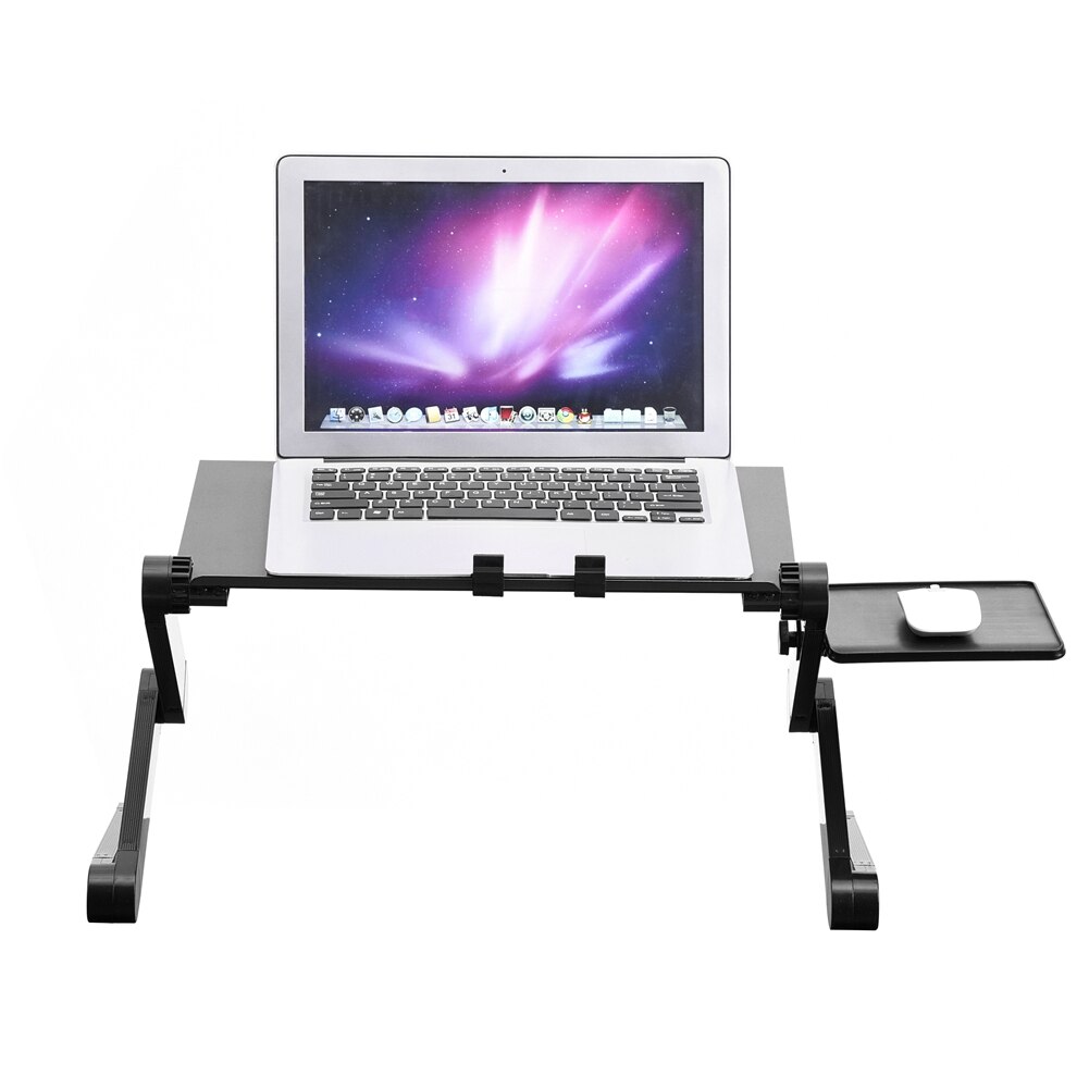 Warehouses Laptop Table Portable Foldable Computer Desk Bed Laptop Stand Tray Desk With Cooling Fans Mouse Pad