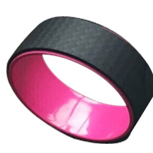 Círculos de Yoga de TPE, forma de cintura , culturismo, ABS, gimnasio, rueda de entrenamiento de Yoga, herramienta de entrenamiento negra para Fitness: Rojo