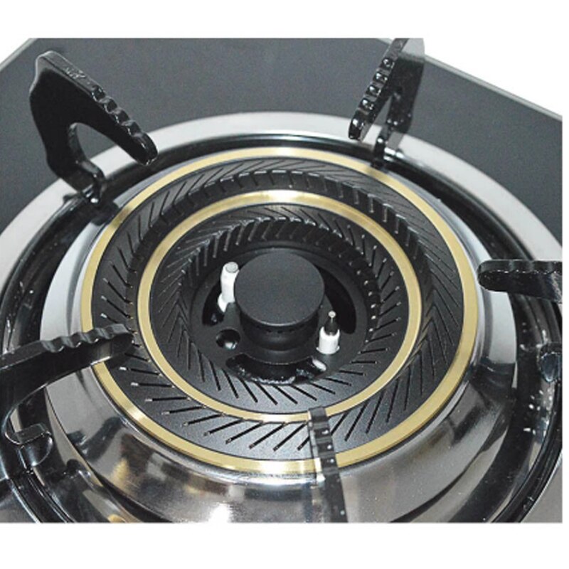 Gasherd Einzel Herde Haushalts Tisch eingebettet Dual Zweck 3800W Energie Natürliche Gas Gas Herde Gehärtetem Glas Tisch Herde CY