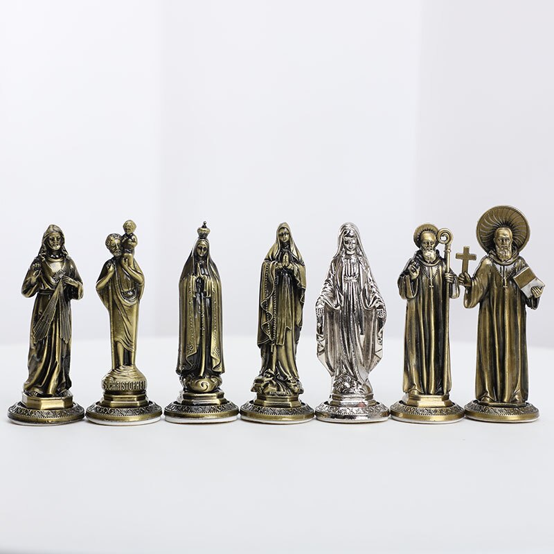 Heymamba Maagd Maria Jezus Standbeeld Christian Decor Heilige Standbeelden Katholieke Kerk St.Anthony Beeldje Home Decor Christmas
