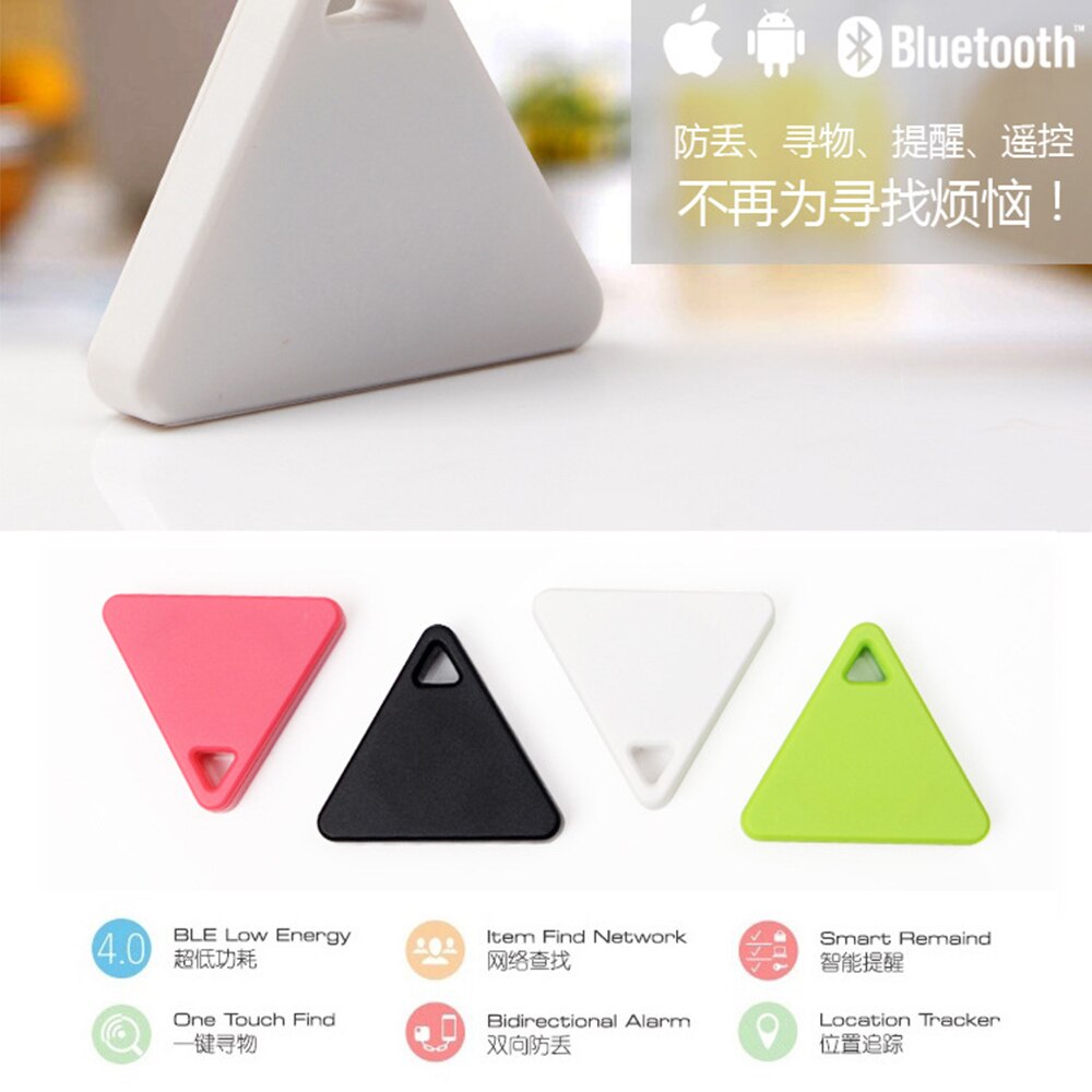 Mini Bluetooth Smart App Tracker GPS Locator Anti-lost Tag Alarm Tracker For Pets Dog Cat Child Old Man Car Wallet Pet Products