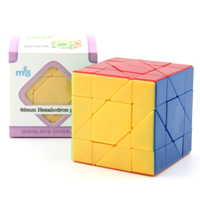 MF8 Unicorn Black stickerless Cubo Magico Educational Puzzle Idea X&#39;mas