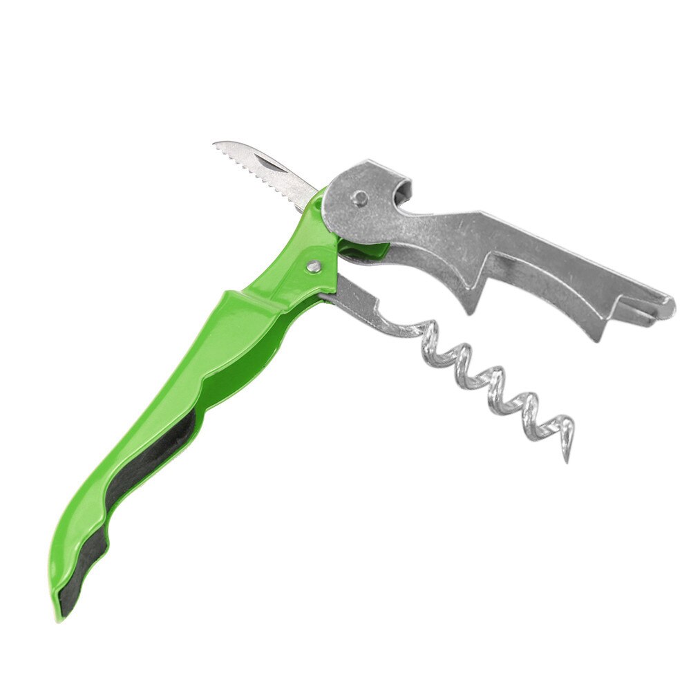 1Pc Rvs Kurk Schroef Kurk Flesopener Multifunctionele Wijn Flesopener Draagbare Huishoudelijke Keuken Deksel Opener: F