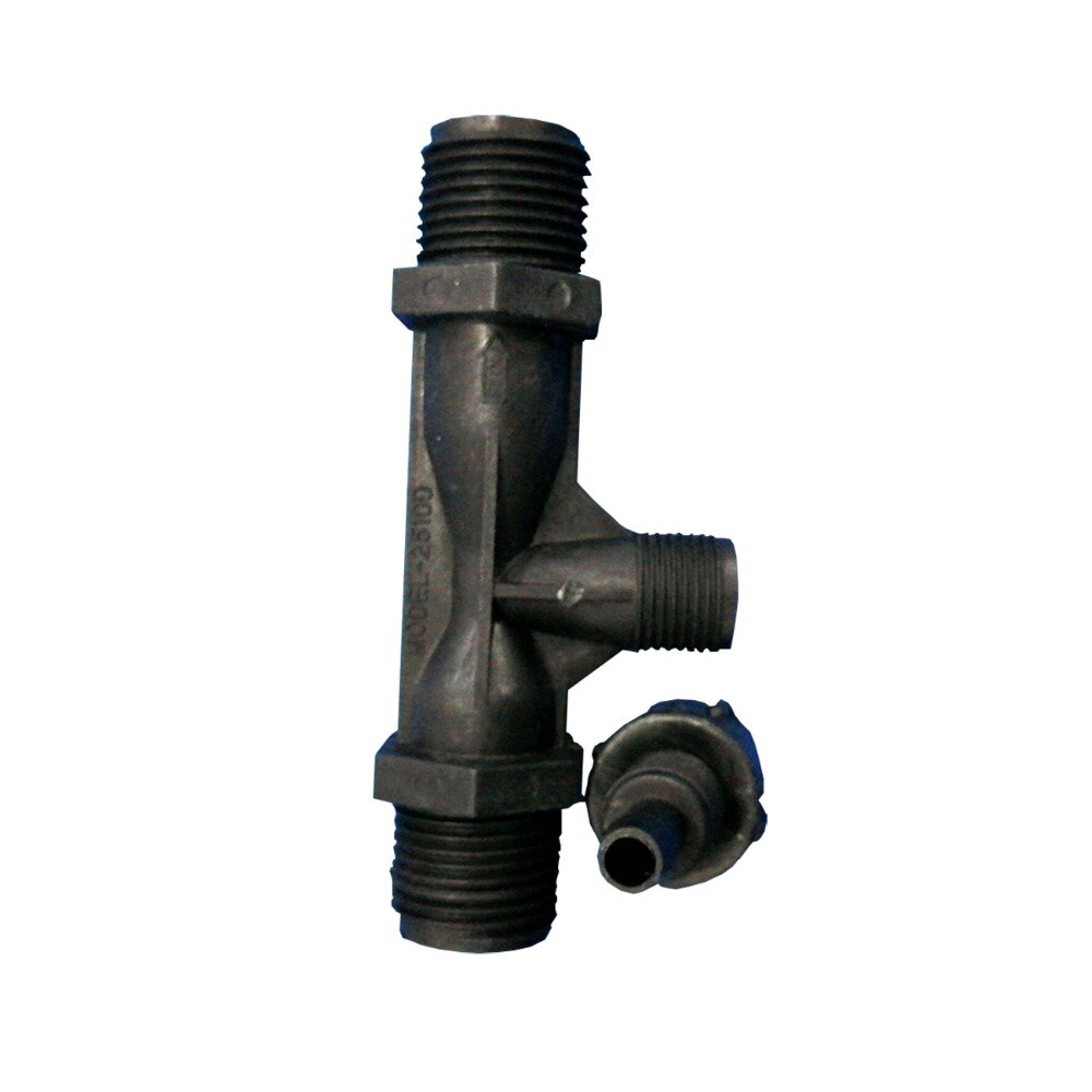 PVDF 1/2" venturi injector connector mixer injector venturi para ozono black ozone proof KH-A25100 DGOzone