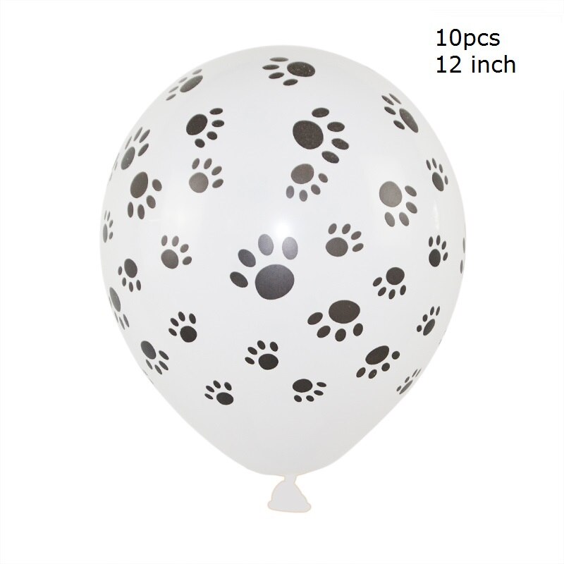1 sæt jungle fødselsdagsbannere dyr guirlande fødselsdag papir vimpel palmeblad flag bunting baby shower safari dyr dekoration: Latex ballon c