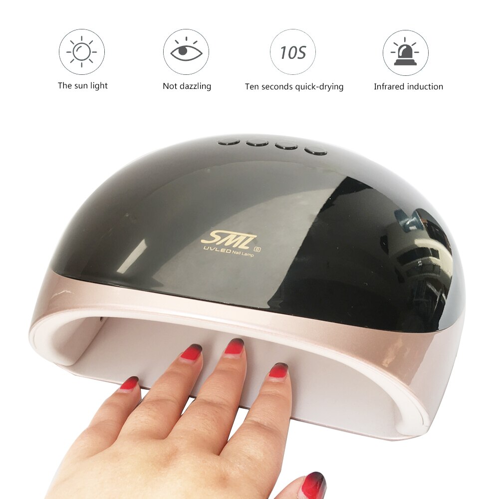 68W UV LED Nagel Droger Voor Alle Nagel Gels Dual Licht Nail Lamp Nail Art Tool 10 s/ 30 s/60 s Timer Professionele Nail Lampen LCD Display