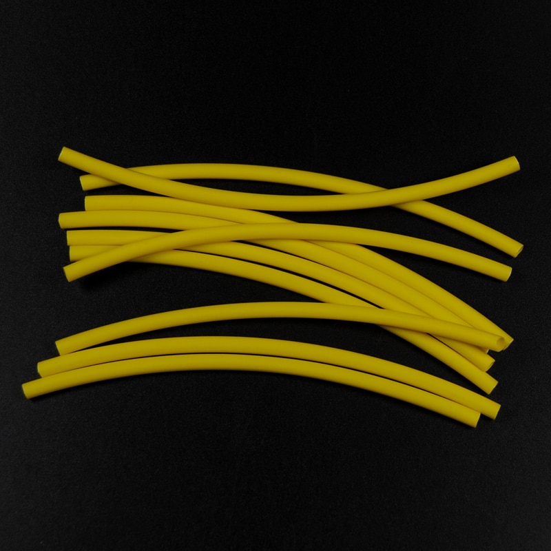 10pcs Carp Fishing Accessories Silicone Rig Tube Heat Shrink Tubes Tubing Heating Shrink Tubing for Carp Chod Rig Fishing Tackle