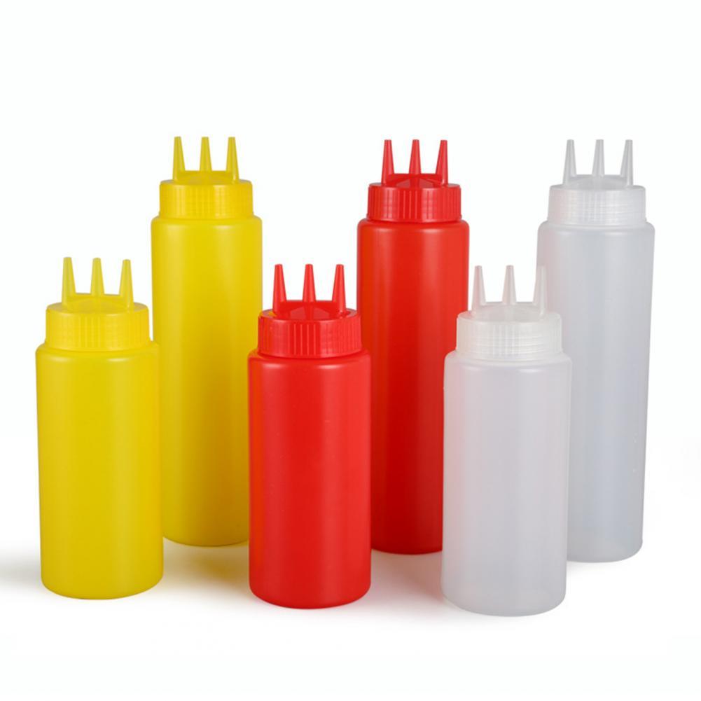 Chocolate Squeeze Bottle With Cap Plastic Cake Decorating Tool Bread Baking Condiment Dispenser Bottle For DessertHouse