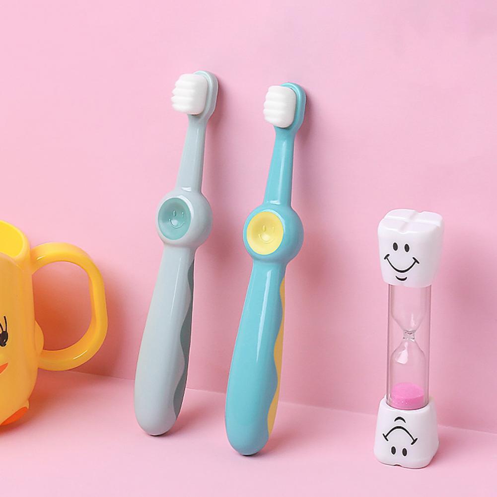 Baby Toothbrush with Anti-slip Handle Lightweight Safe PP Soft Bristles Toothbrushes for Kids Baby Tooth Care