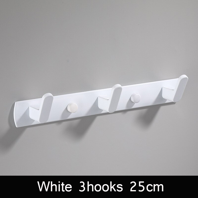Zwart witte badjashaak badkamer handdoekhaken handdoeken tas hoedenhaak wandmontage kleding kapstok wandhanger badkamer hardware