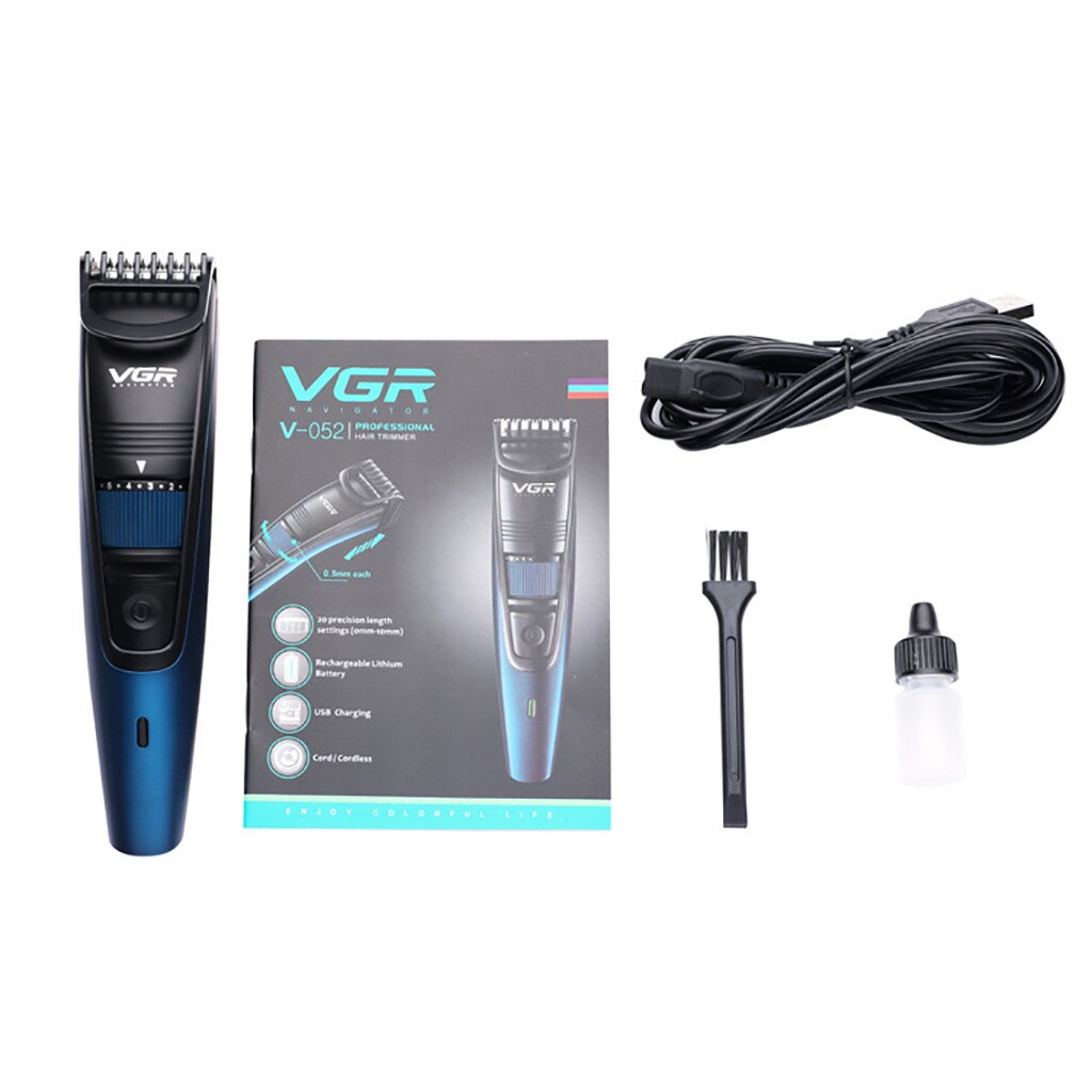 Electric USB Rechargeable Hair Clippers Barber Cordless Hair Trimmer Household Adult Kid Cutting Machine Haircut