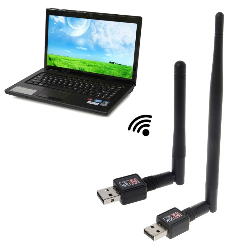 Wifi Adapter 150Mbps Antenne Netwerkkaart Pc Wifi Ontvanger Draadloze Wifi Adaptador Kaart Versterker Wi Fi Ontvanger Wifi Adapter