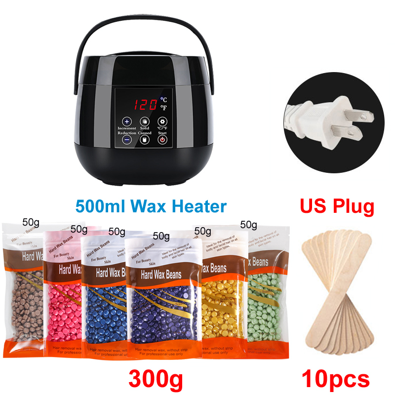500 ml Wachs Heizung Maschine für Haar Entfernung Wachs-schmelzen Enthaarung Epilierer Maschine Wachsen Kit Paraffin Heizung Wachs Wärmer maschine: Gold
