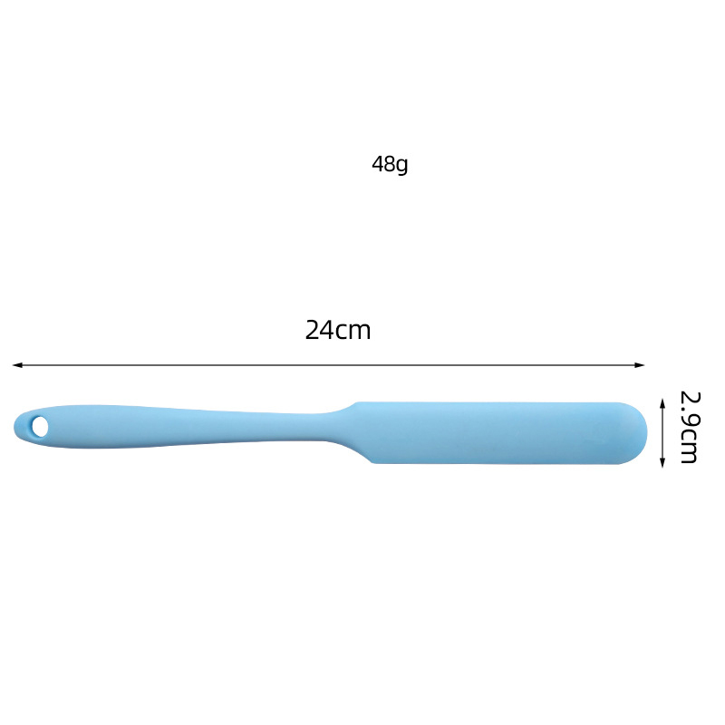 Silicone Long Scraper Color Cream Long Knife Scraper Cake Making Small Accessories Silicon Spatula Baking Tools for Cakes