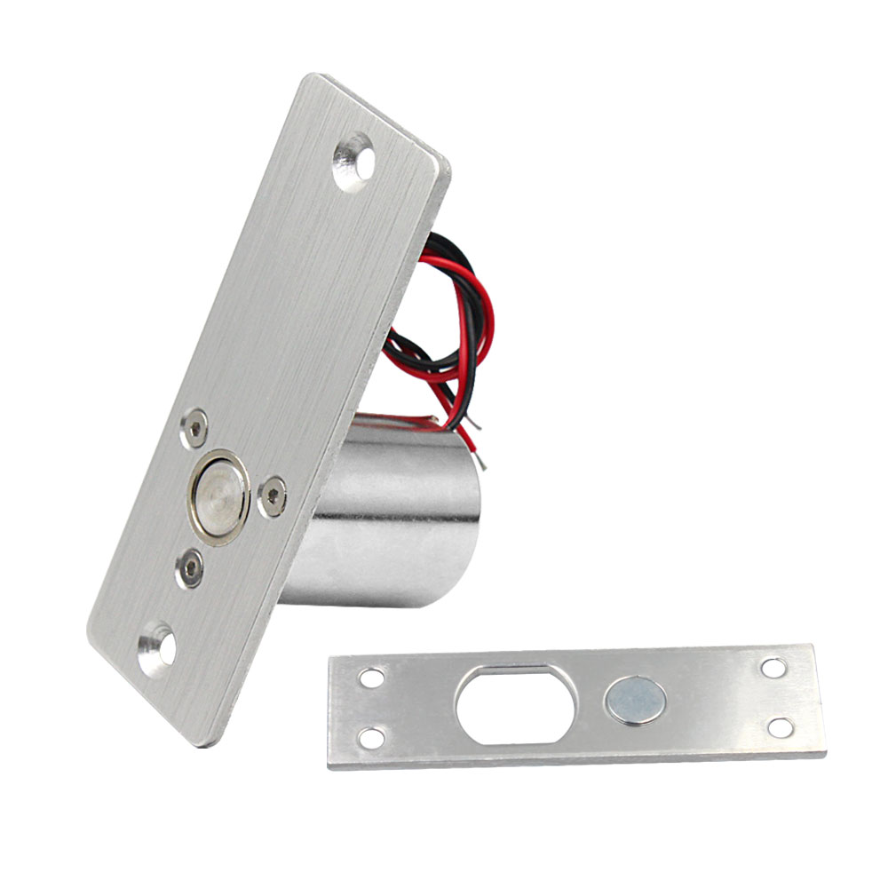 DC12V Electric Bolt Lock NC Fail Safe Stainless Waterproof Outdoor Embed Install Magnetic Induction Electronic Cylinder