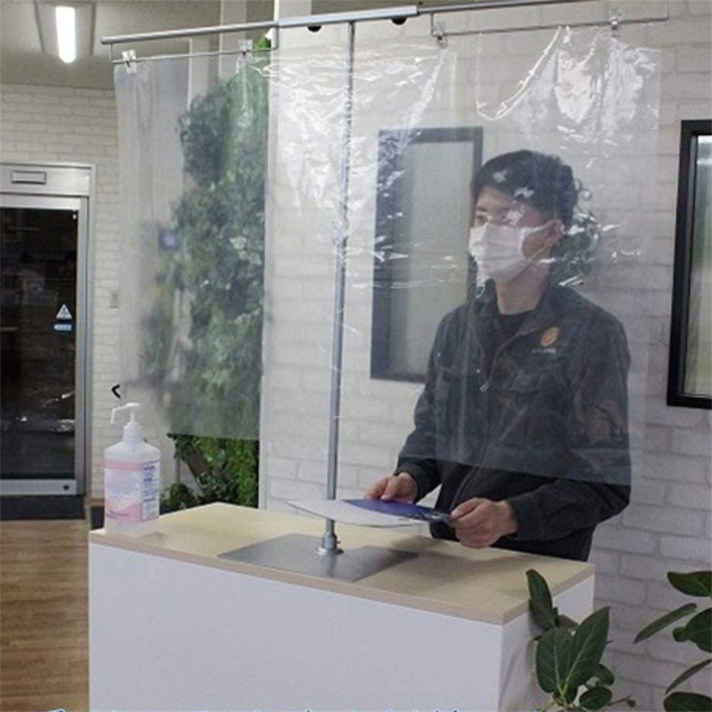 Pvc Sneeze Guard Shield Protection Safety Counter Top137x500cm For Salons Retailer Restaurant Grocery Stores Health Manage Board