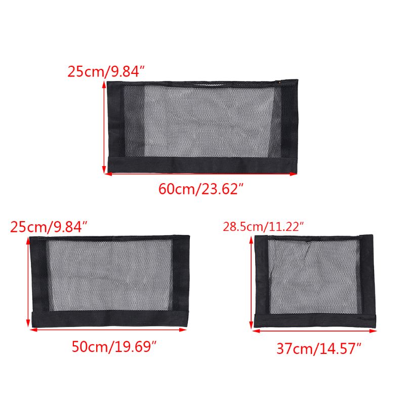 Car Seat Back Storage Net Bag Car Luggage Holder Pocket Sticker Trunk Organizer M68B