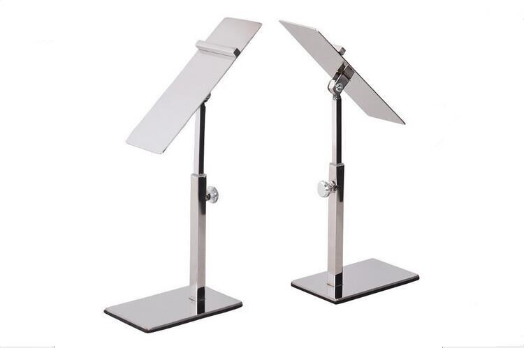 stainless steel shoe display stand removable mounting shoe rack women sandals holder high heel leather shoe rack: Mirror silver