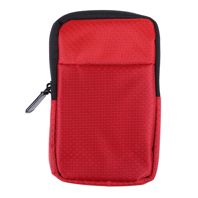 1Pc 2.5&quot; External USB Hard Drive Disk HDD Carry Case Cover Pouch Bag: Red