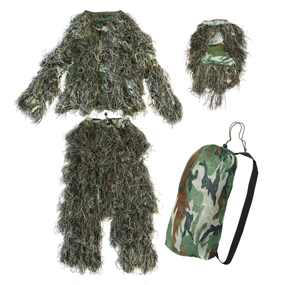 5 stück Neue Ghillie Anzug Camo Wald Tarnung Wald Jagd 3D